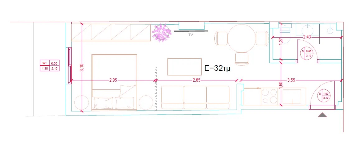Prodaja – Studio 36 m2 in Neapoli Solun